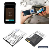 VeriFone e280s Replacement Battery, 3.85V, 3000mAh, Li-ion 6