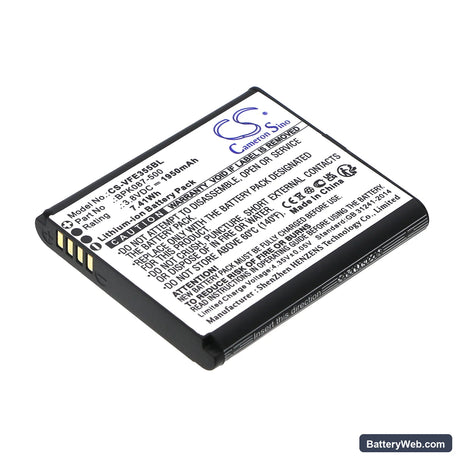 VeriFone iPay E355 Replacement Battery, 3.8V, 1950mAh, Li-ion 1