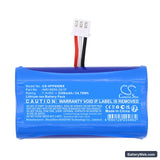 VeriFone T650p Replacement Battery, 7.4V, 3350mAh, Li-ion 3