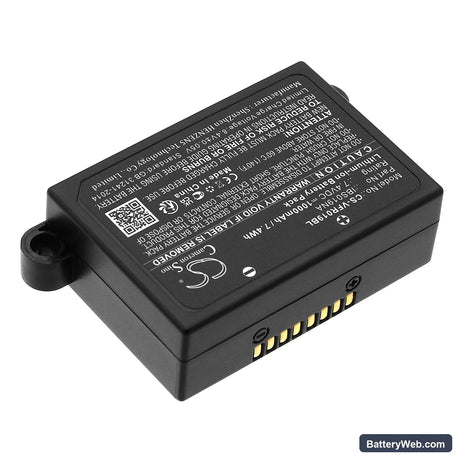 VeriFone IBS019NA Replacement Battery, 7.4V, 1000mAh, Li-ion 2