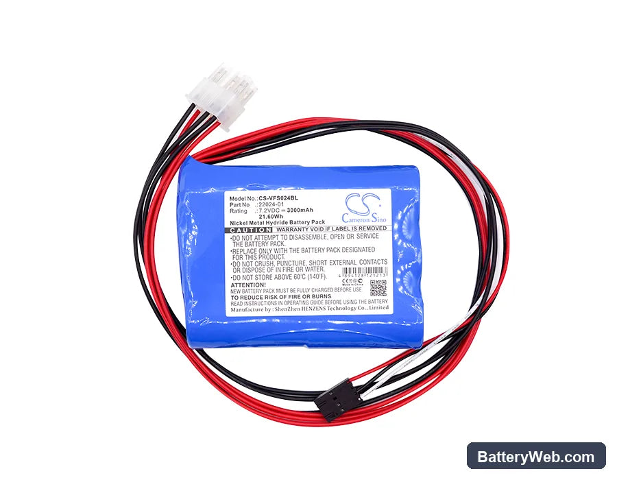 VeriFone Sapphire console Replacement Battery, 7.2V, 3000mAh, Ni-MH 3