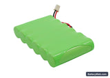 VeriFone Nurit 3010 Replacement Battery, 7.2V, 2000mAh, Ni-MH 4