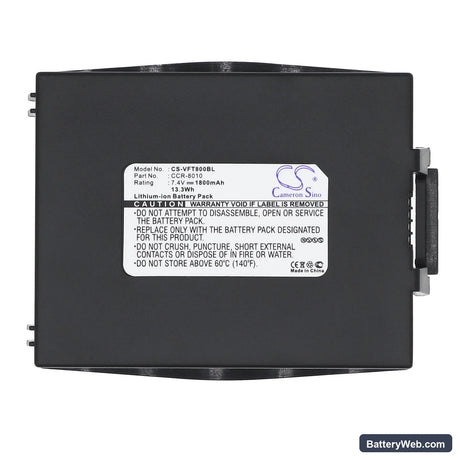 VeriFone Nurit 8000 Replacement Battery, 7.4V, 1800mAh, Li-ion 5