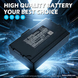 VeriFone Nurit 8040 Replacement Battery, 7.4V, 3400mAh, Li-ion 7