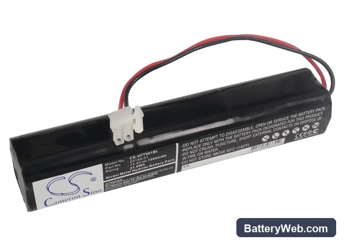VeriFone TOPAZ Replacement Battery, 14.4V, 1500mAh, Ni-MH 1