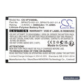 VeriFone V400M Replacement Battery, 3.8V, 3000mAh, Li-Polymer 5