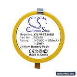VeriFone VX610 Replacement Battery, 3V, 530mAh, Lithium 5
