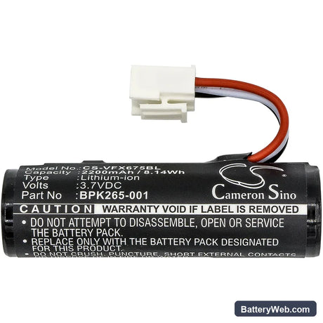 Aisino V71 Replacement Battery, 3.7V, 2200mAh, Li-ion 3