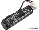 VeriFone VX675 Replacement Battery, 3.7V, 2600mAh, Li-ion 1