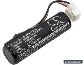 VeriFone VX675 Replacement Battery, 3.7V, 2600mAh, Li-ion 1