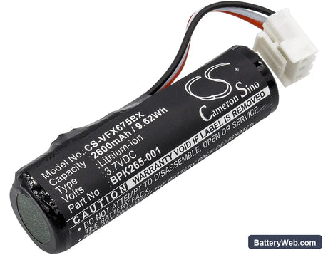 VeriFone VX675 Replacement Battery, 3.7V, 2600mAh, Li-ion 1
