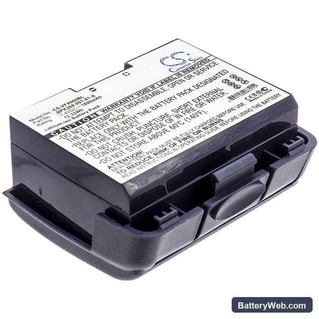 VeriFone VX680 Replacement Battery, 7.4V, 1800mAh, Li-ion 1