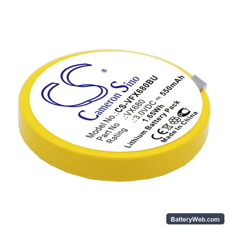 VeriFone VX680 Replacement Battery, 3V, 550mAh, Lithium 1