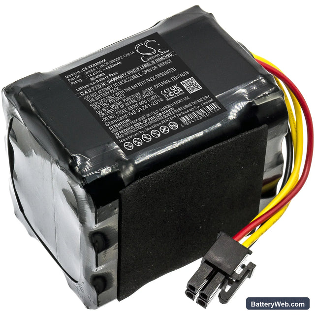 Vorwerk Kobold VR200 Replacement Battery, 14.4V, 6000mAh, Li-ion 1