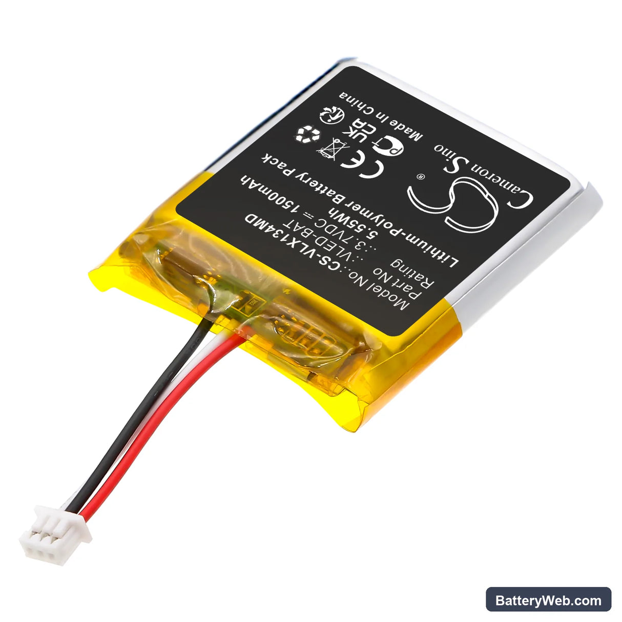 TransLite EMS PRO IV LED Vein Finder Replacement Battery, 3.7V, 1500mAh, Li-Polymer 2