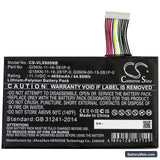 Vulcan X6 Replacement Battery, 11.1V, 4050mAh, Li-Polymer 3