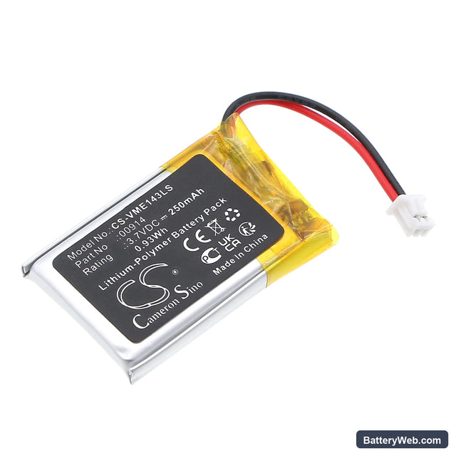 VIMAR 14397 Replacement Battery, 3.7V, 250mAh, Li-Polymer 1