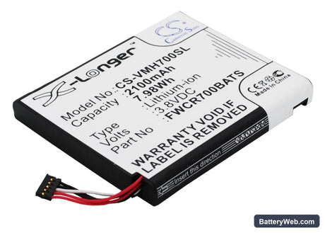 Franklin Wireless MHS800L Replacement Battery, 3.8V, 2100mAh, Li-ion 2