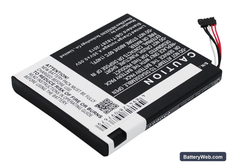 Franklin Wireless MHS800L Replacement Battery, 3.8V, 2100mAh, Li-ion 4