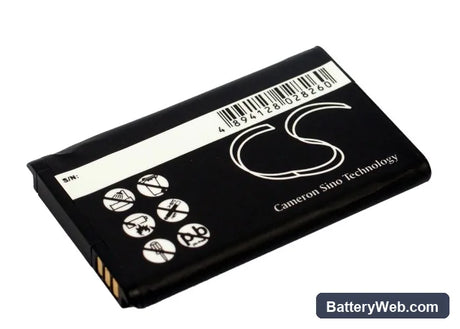 Vodafone V625 Replacement Battery, 3.7V, 1000mAh, Li-ion 4