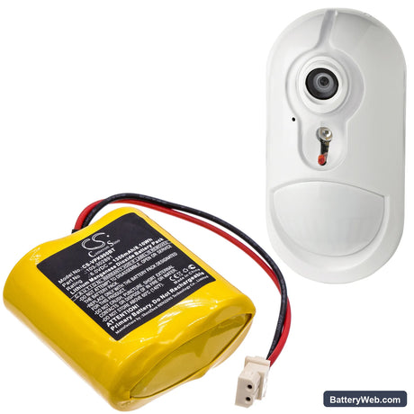 Visonic Next CAM Replacement Battery, 6V, 1350mAh, Li-MnO2 6