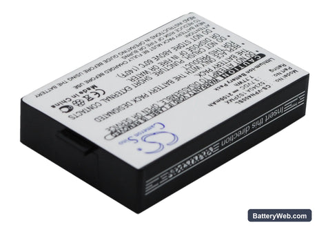 VDO Dayton PN4000 Replacement Battery, 3.7V, 2100mAh, Li-ion 3