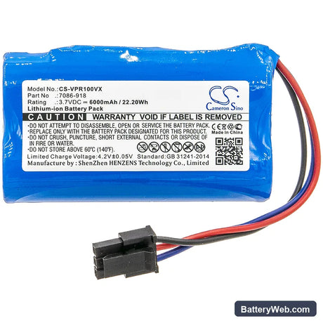 Wolf Garten Power 100 Replacement Battery, 3.7V, 6000mAh, Li-ion 3