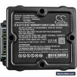Wolf Garten Power 37 Replacement Battery, 36.5V, 4000mAh, Li-ion 3