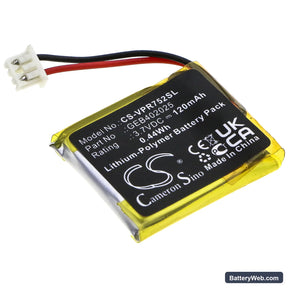 Astrostart RSS 5225 Replacement Battery, 3.7V, 120mAh, Li-Polymer 1