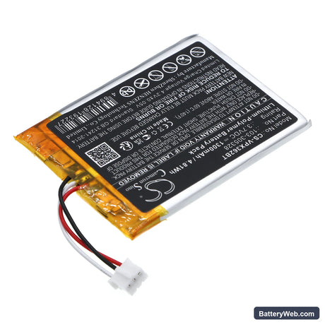 Visonic PowerMaster 360 Replacement Battery, 3.7V, 1300mAh, Li-Polymer 2