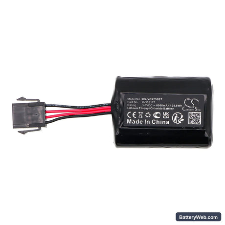 Visonic MCS-730 Replacement Battery, 3.6V, 8000mAh, Li-SOCl2 3