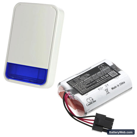 Visonic MCS-740 Replacement Battery, 3.6V, 4000mAh, Li-SOCl2 6