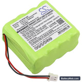Visonic 0-100459 Replacement Battery, 9.6V, 2000mAh, Ni-MH 1