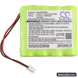Visonic 0-100459 Replacement Battery, 9.6V, 2000mAh, Ni-MH 3