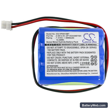 BT Home Monitor Intruder Alarm Control Panel Replacement Battery, 7.2V, 2000mAh, Ni-MH 3