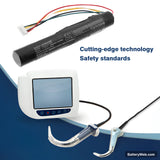 Verathon 0400-0102 Replacement Battery, 7.4V, 2600mAh, Li-ion 6