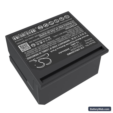 Verathon Bladerscan BVI 2500 Replacement Battery, 7.2V, 2000mAh, Ni-MH 2