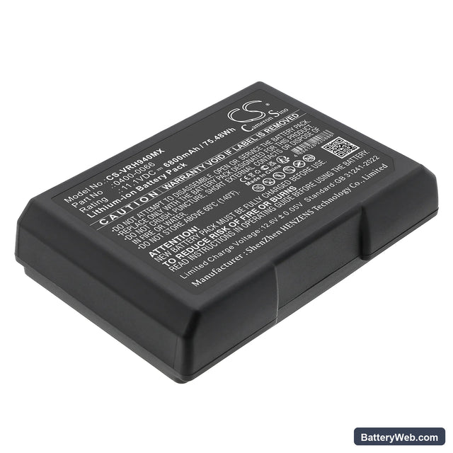 Verathon 9400 Bladderscan Replacement Battery, 11.1V, 6800mAh, Li-ion 1