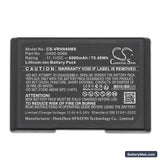 Verathon 9400 Bladderscan Replacement Battery, 11.1V, 6800mAh, Li-ion 5