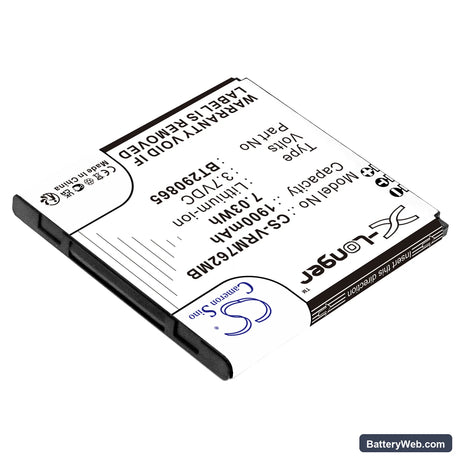 V Tech RM5752 Replacement Battery, 3.7V, 1900mAh, Li-Polymer 2