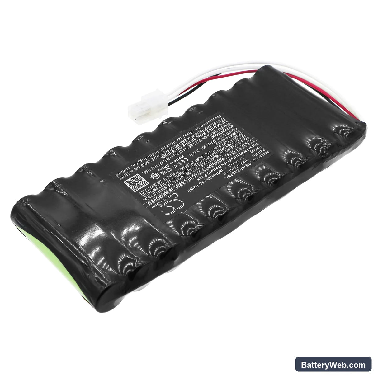 KWS ELECTRONIC Varos 307 Replacement Battery, 12V, 3800mAh, Ni-MH 2