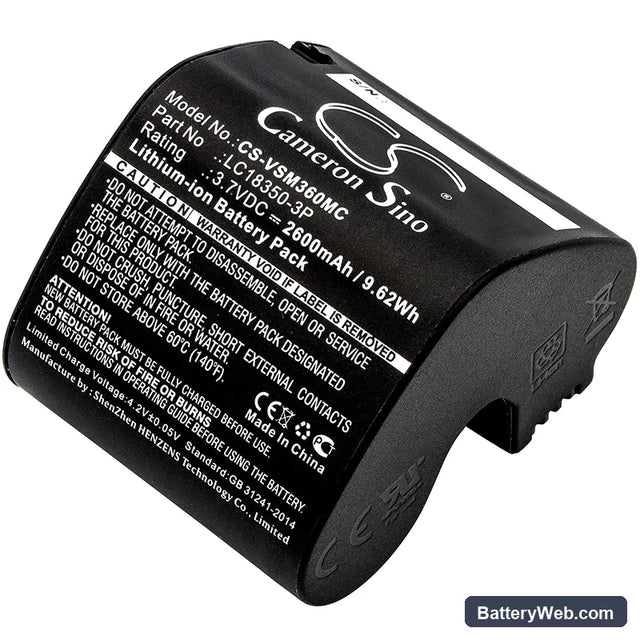 VSN Mobil V.360° Replacement Battery, 3.7V, 2600mAh, Li-ion 1