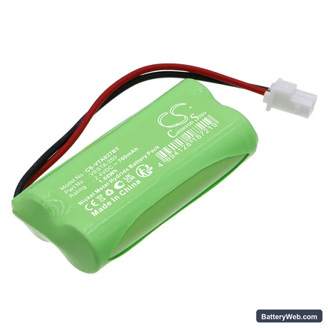 Vesta VESTA-027 HWC-1B-F1 Replacement Battery, 2.4V, 700mAh, Ni-MH 1