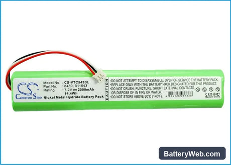 Bosch MTS 5200 Replacement Battery, 7.2V, 2000mAh, Ni-MH 5