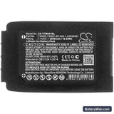 Vocollect Talkman T2 Replacement Battery, 7.4V, 2600mAh, Li-ion 3