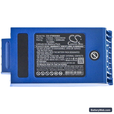 Honeywell BT-700-1 Replacement Battery, 3.7V, 5200mAh, Li-ion 5