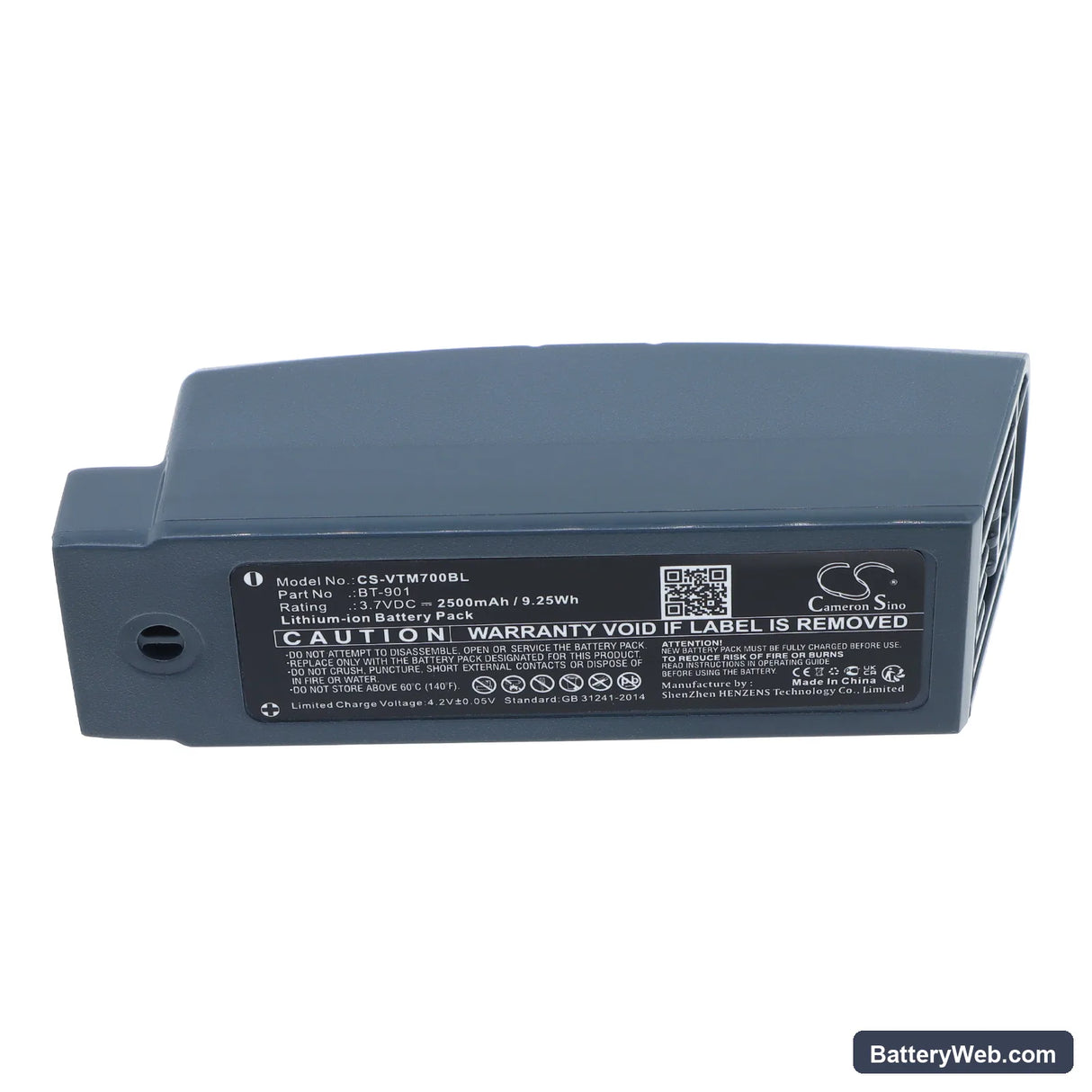 Honeywell Voice A700x Replacement Battery, 3.7V, 2500mAh, Li-ion 5