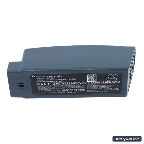 Honeywell Voice A700x Replacement Battery, 3.7V, 2500mAh, Li-ion 5