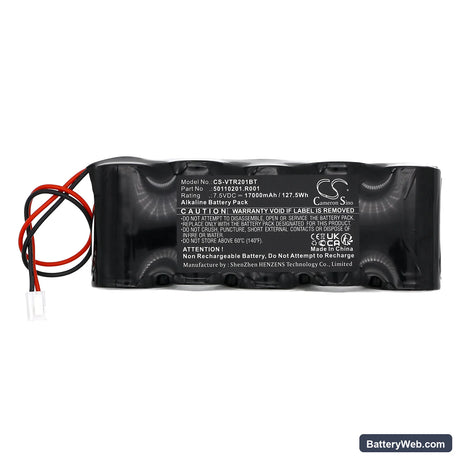 Venitem Sirene Rio Replacement Battery, 7.5V, 17000mAh, Alkaline 3