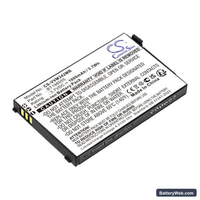 V Tech VM342 Replacement Battery, 3.7V, 1000mAh, Li-ion 1